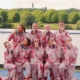 Canadian women's eight celebrate silver at 2024 Summer Olympic Games.