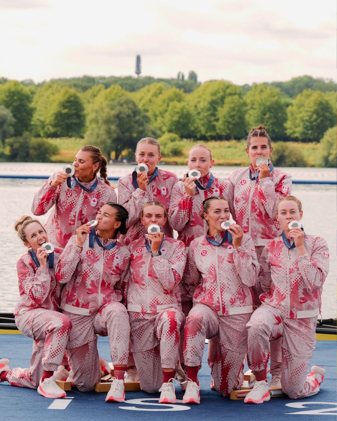 Avalon Wasteneys and Canadian women’s eight deliver silver in Paris