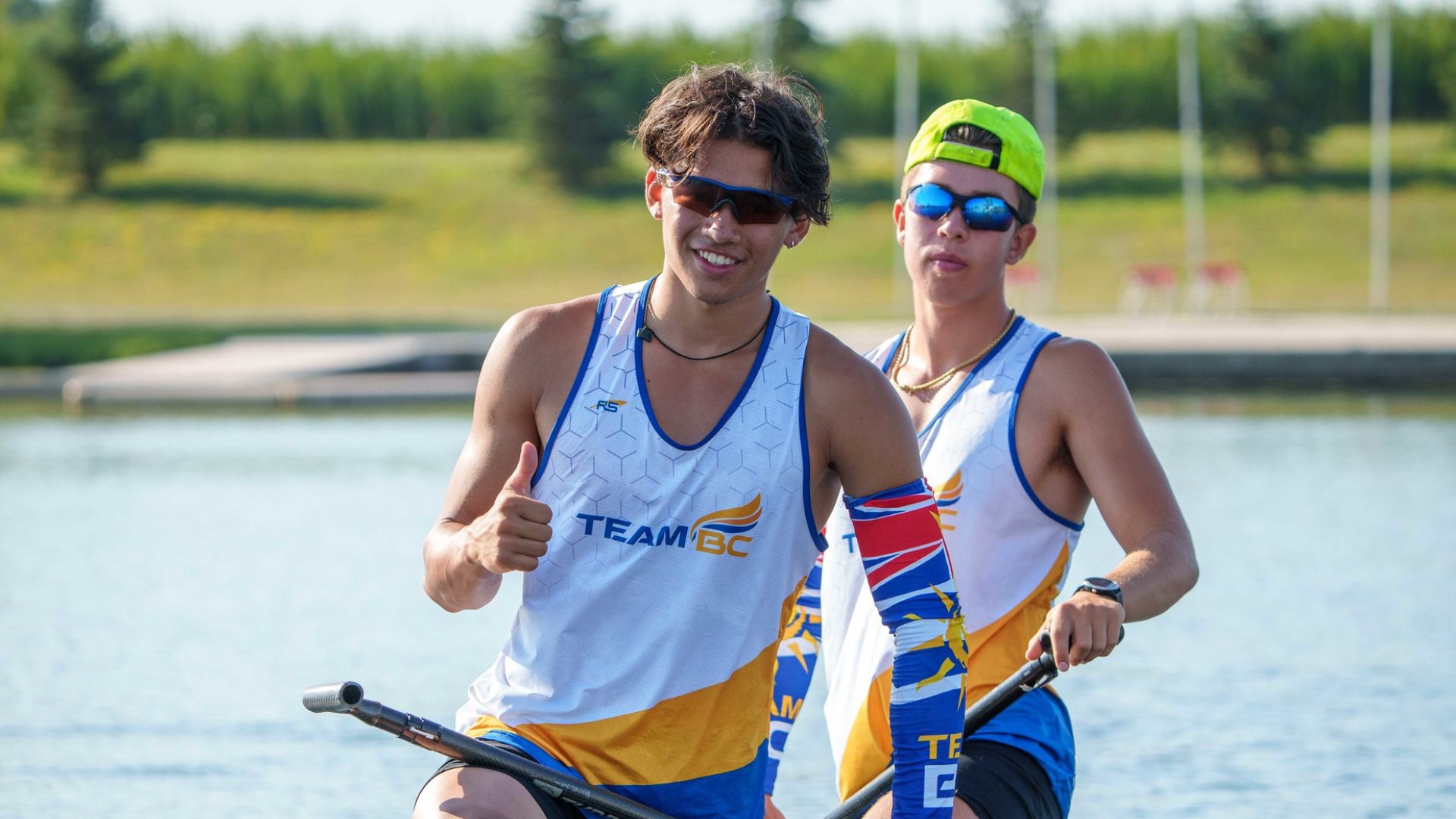 Solomonson competes in Canoe-Kayak at the 2022 Canada Summer Games.