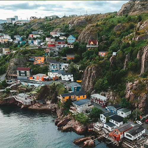 Aerial photo of St. John's